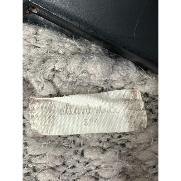 Altar'd‎ State S/M Striped Open Front Cardigan Sweater Tan Gray White Cozy - Picture 5 of 7